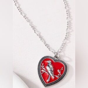 SOLD-“Songbird Sweetheart” Necklace/Earrings Set-SOLD